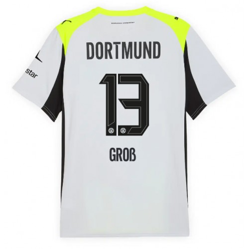 Stroje piłkarskie Borussia Dortmund Pascal Gross #13 Koszulka Wyjazdowej 2025-26 Krótki Rękaw